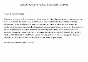 2022 11 01 TOULON HOMMAGE AUX MORTS POUR LA FRANCE CIVILS ET MILITAIRES (0)
